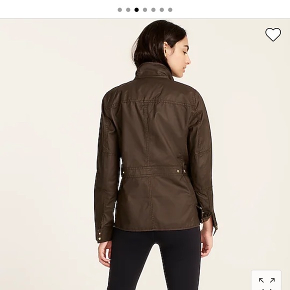J. CREW army green field jacket - Picture 3 of 6